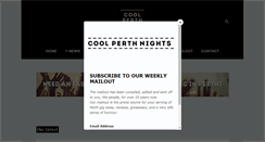 Desktop Screenshot of coolperthnights.com